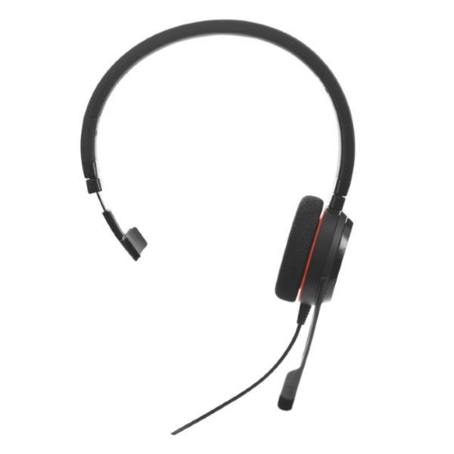 JABRA EVOLVE 20 CUFFIA CON MICROFONO MONOAURALE MS USB-C NERO